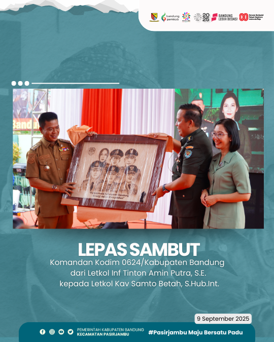 lepas-sambut-komandan-kodim-0624-kabupaten-bandung-dari-letkol-inf-tinton-amin-putra-s-e-kepada-letkol-kav-samto-betah-s-hub-int