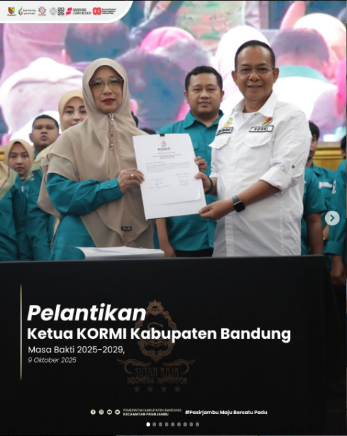 pelantikan-ketua-kormi-kabupaten-bandung-masa-bakti-2025-2029