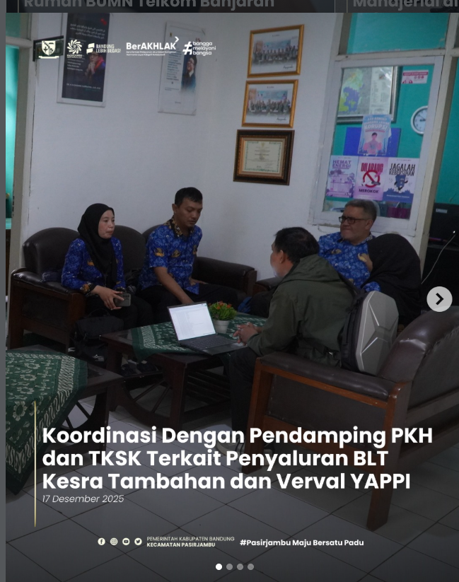 bapak-kasi-sosial-dan-budaya-kecamatan-pasirjambu-bersama-pendamping-pkh-melaksanakan-koordinasi-dengan-pendamping-pkh-dan-tksk